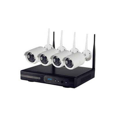 Bežični 4 kanalni NVR set 1,3 MPx