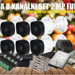 Dahua profesionalni 8 kanalni set kamera 2 MP FULL HD