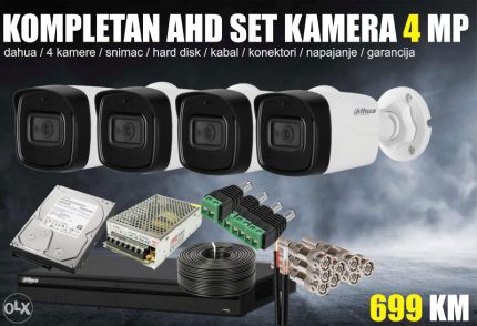 Dahua set video nadzor 4 MPX