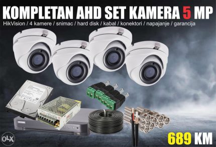 Kompletan set HikVision kamera 5 MP