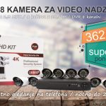 VIDEO NADZOR SET 8 KAMERA 1,3 MPX 362 KM