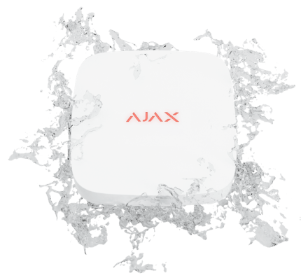 Detektor izljeva vode bijele boje AJAX-LP-WH LeakProtect