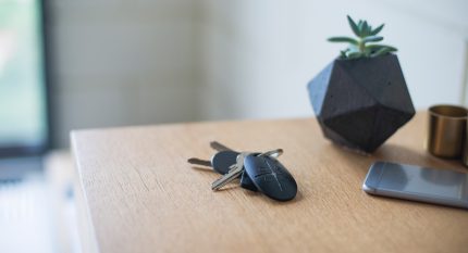 Bežični daljinski upravljač crni AJAX-SC-BL SpaceControl