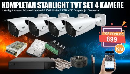 KOMPLETAN SET STARLIGHT FULL HD KAMERE