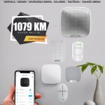 AJAX alarmni sistem 1079 KM - potpuna kontrola preka neta