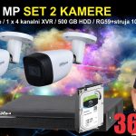 Dahua set kamera video nadzor 2 MP komplet