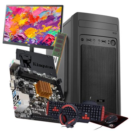 Nov računar i monitor AMD E1-6010, MB BIOSTAR A68N-2100K, RAM 8 GB