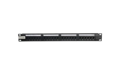 Patch panel 24 portni, CAT6 UTP, sa 24 modula