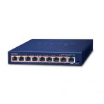 Mrežni switch PLANET GSD-908HP, Gigabit, PoE, 8-port