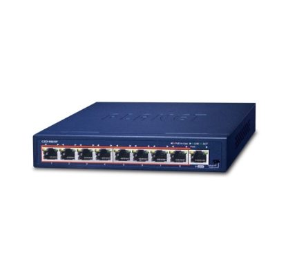 Mrežni switch PLANET GSD-908HP, Gigabit, PoE, 8-port