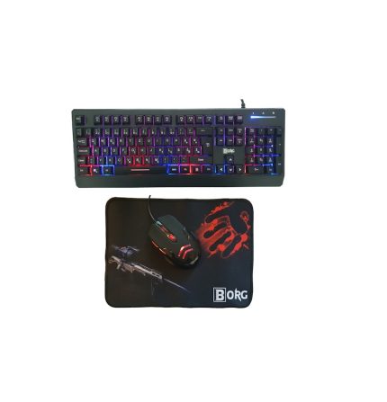 BORG KM-9025 Bundle Miš, Tastatura i Podloga KM-9025
