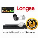 Video nadzor Longse komplet sa jednom kamerom 2 MPX FULL Color