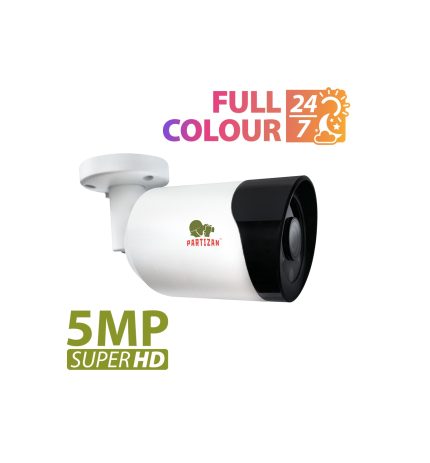Partizan Security FULL Color kamera 5 MP COD-631H SuperHD Full Colour