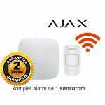 Ajax alarm komplet Starter sa 1 senzorom - kontrola putem telefona