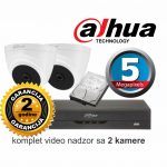 Video nadzor Dahua komplet sa 2 kamere 5 MPX