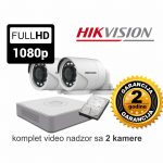 Video nadzor HikVision komplet sa 2 kamere 2 MPX