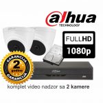 Video nadzor Dahua komplet sa 2 kamere 2 MPX
