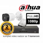 Video nadzor Dahua komplet sa jednom kamerom 2 MPX