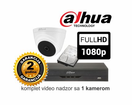 Video nadzor Dahua komplet sa jednom kamerom 2 MPX