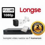 Video nadzor Longse komplet sa jednom kamerom 2 MPX