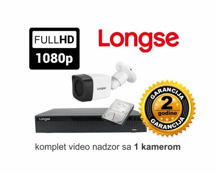 Video nadzor Longse komplet sa jednom kamerom 2 MPX