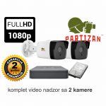 Video nadzor Partizan Security komplet sa 2 kamere 2 MPX