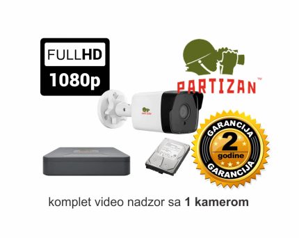 Video nadzor Partizan Security komplet sa jednom kamerom 2 MPX
