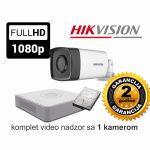 Video nadzor HikVision komplet sa jednom kamerom 2 MPX