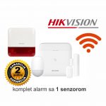 HikVision kompletan bežični alarm set DS-PWA64-KIT-WE sa vanjskom WIFI sirenom