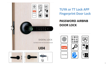 Pametna brava sigurnosna brava Tuya U04/5 PRO