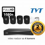 Video nadzor TVT komplet sa 4 kamere 2 MPX