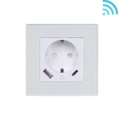 Pametna WIFI EU utičnica sa USB A portom za punjenje telefona