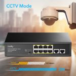 Cudy 8-Port 10/100M PoE+ Switch with 2 Uplink Ports, Model: FS1010P - Slika 2