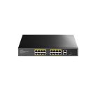 Cudy 16-Port 10/100M PoE+ Switch with 2GbE and 1 SFP Port, Model: FS1018PS1
