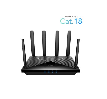 Cudy 4G LTE Cat. 18 AX1800 Wi-Fi 6 Router, Model: LT18