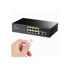 Cudy 8-Port 10/100M PoE+ Switch with 2 Uplink Ports, Model: FS1010P