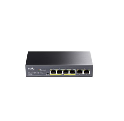 Cudy 6-Port 10/100M PoE+ Switch, Model: FS1006P