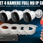 Dahua IP set 4 kamere FULL HD 899 KM