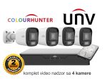 Video nadzor UNV komplet sa 4 kamere ColourHunter slika u boji uvijek