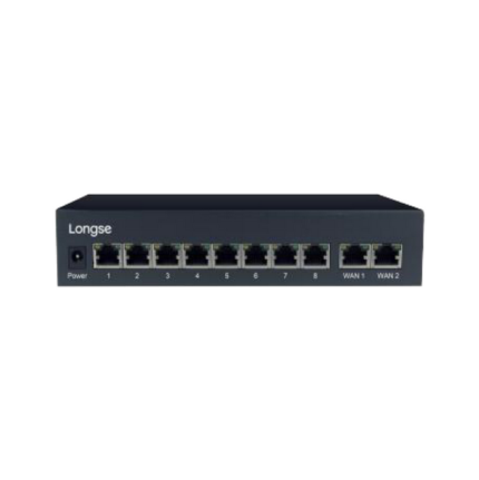 Longse 8x LAN PORT POE 10/100 + 2x WAN PORT 10/100 POE SWITCH LS-HT812