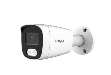 POE Bullet IP Kamera Longse 4MP 2.8mm 25m IR Full Color 24h + MIC BMSCFG400WH