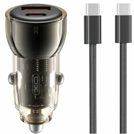 XO CC60 CAR CHARGER 60W + TYPE-C