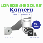Longse 4G solarna roto kamera + 64 GB MicroSD kartica