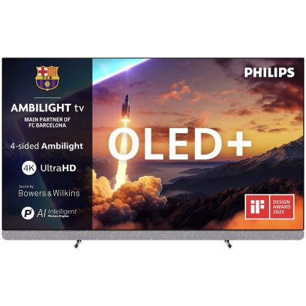 Philips 55OLED910/12 4K OLED+ PLUS Google TV 4-SIDE AMBILIGHT, 144 Hz Procesor P5 AI Perfect, 139 cm (55'')