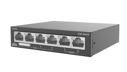 UniView UNV poe switch 4 + 2 porta NSW2020-6T-POE-IN