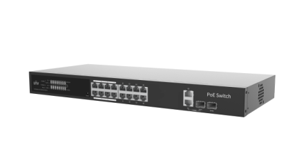 Cloud upravljivi UNV UniView POE switch gigabitni 16 portni NSW3000-17GT1GP1GC-POE-IN