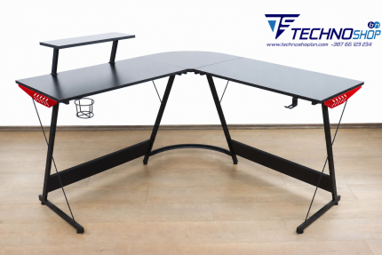 Office – Gaming stol za računar kutni Carbon Black L Shape