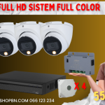 Kompletan Dahua video nadzor SET 4 kamere slika u boji