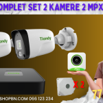 Tiandy IP komplet set 2 MPX 2 kamere