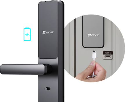 Pametna brava Ezviz CS-DL05-R100-WBCP-GR